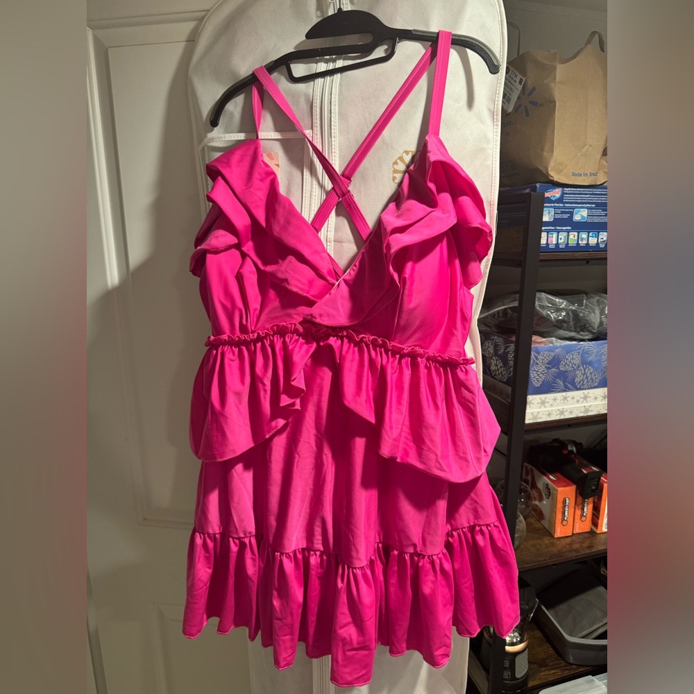 Plus size tankini swimsuit